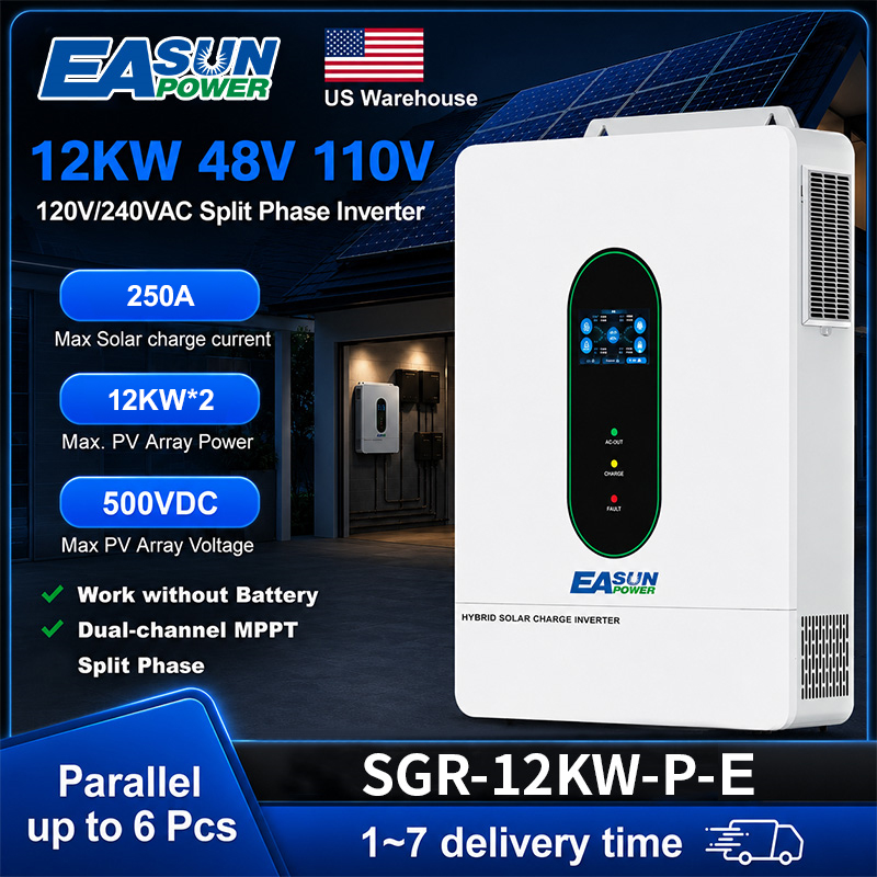 Grid Tie Inverter Limiter 2000W - EASUN POWER Inverter Ibrido Solare 12KW