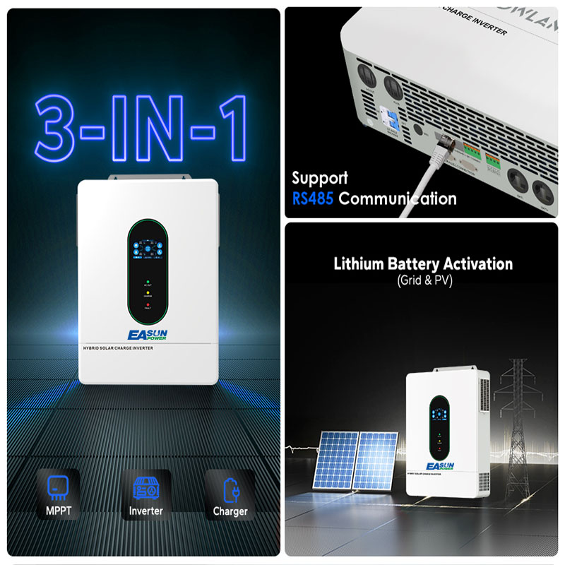 EASUN POWER Inverter Ibrido So - Grid Tie Inverter Limiter 2000W recensione e prezzo