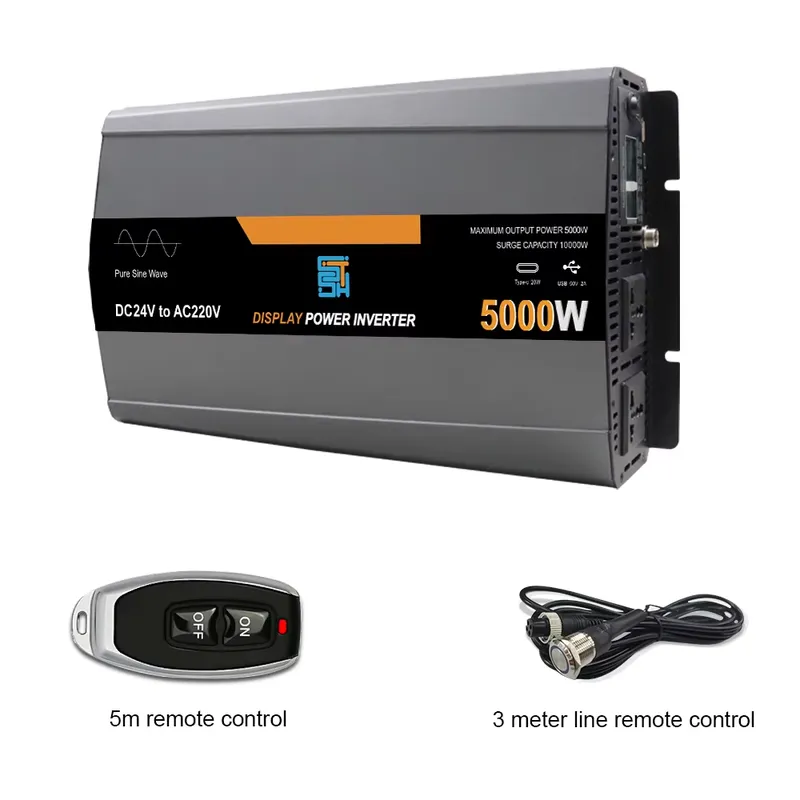 Inverter di potenza a onda sin - Pure Sine Wave Inverter 5000W 48V 220V recensione e prezzo